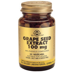 Solgar Extract din semințe de struguri / Grape Seed Extract 100mg 30cps