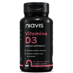 Vitamina D3 4000ui Naturala 60 cps