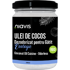Ulei de Cocos Dezodorizat pentru Gatit (RBD) Ecologic/BIO 500ml