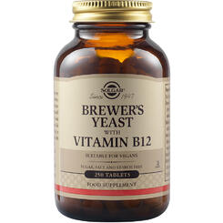 Solgar Brewers Yeast with Vitamin B12 500mg 250tablete