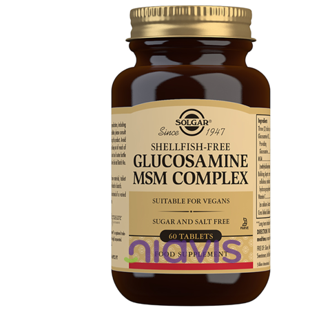 Solgar Glucosamine MSM Complex (Shellfish Free) 60tablete