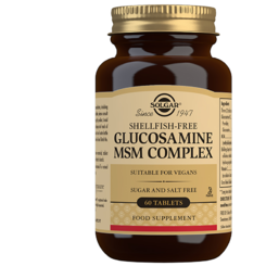 Solgar Glucosamine MSM Complex (Shellfish Free) 60tablete