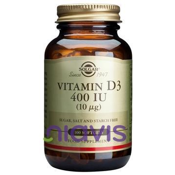 Solgar Vitamin D3 400 IU softgels 100s