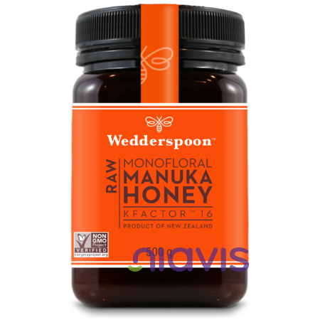 Wedderspoon Miere de Manuka KFactor 16 RAW 500g