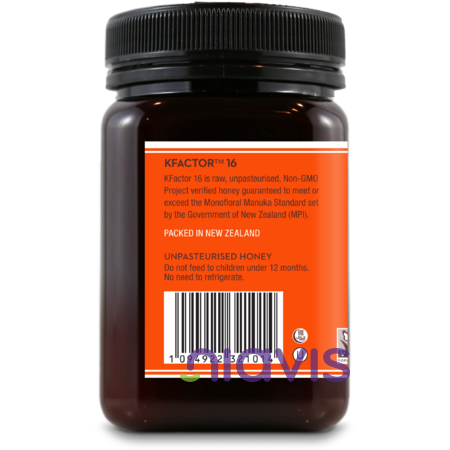 Wedderspoon Miere de Manuka KFactor 16 RAW 500g