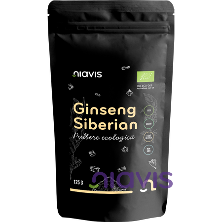 Niavis Ginseng Siberian Pulbere Ecologica/Bio 125g