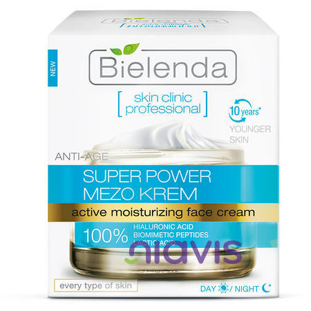 Bielenda SUPER POWER MEZO Crema Hidratanta Antirid  50ml zi/noapte