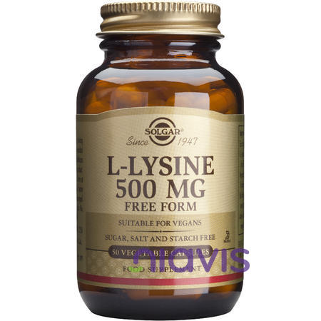 Solgar L-Lysine 500mg 50 veg caps