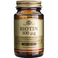 Biotin 300mcg 100 tablete