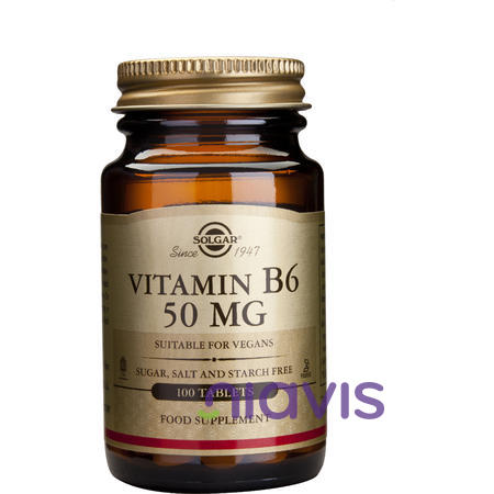 Solgar Vitamin B-6 50mg 100 tablete