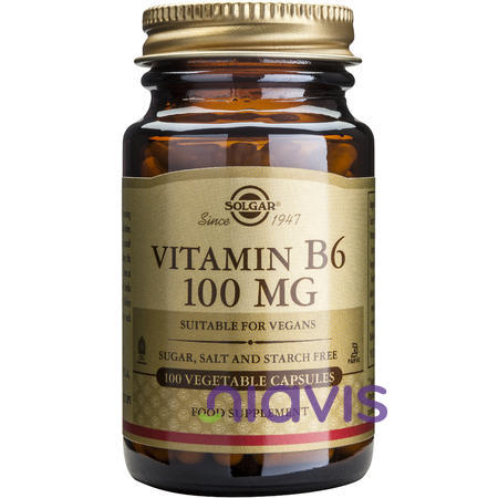 Solgar Vitamin B-6 100mg 100 veg caps
