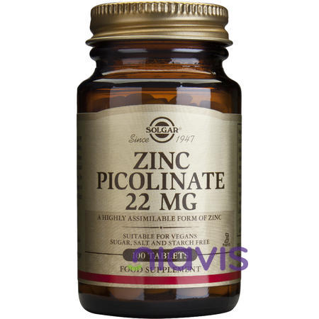 Solgar Zinc Picolinate 22mg 100 tablete