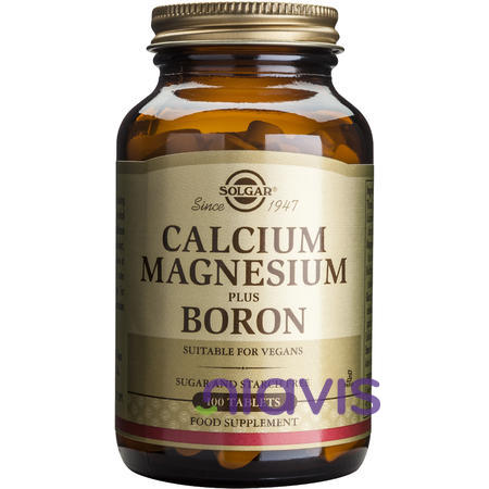 Solgar Calcium Magnesium plus Boron 100 tablete