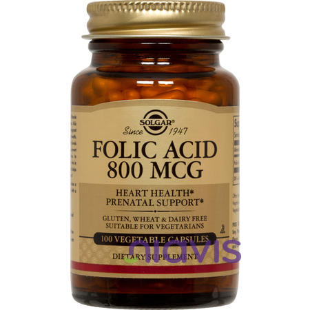 Solgar Folacin (Folic Acid) 800μg 100 tablete
