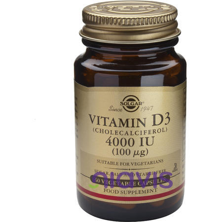 Solgar Vitamin D3 4000IU 60 capsule vegetale