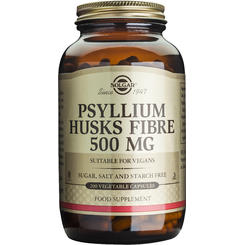 Psyllium Husks Fibre 500mg, 200veg caps