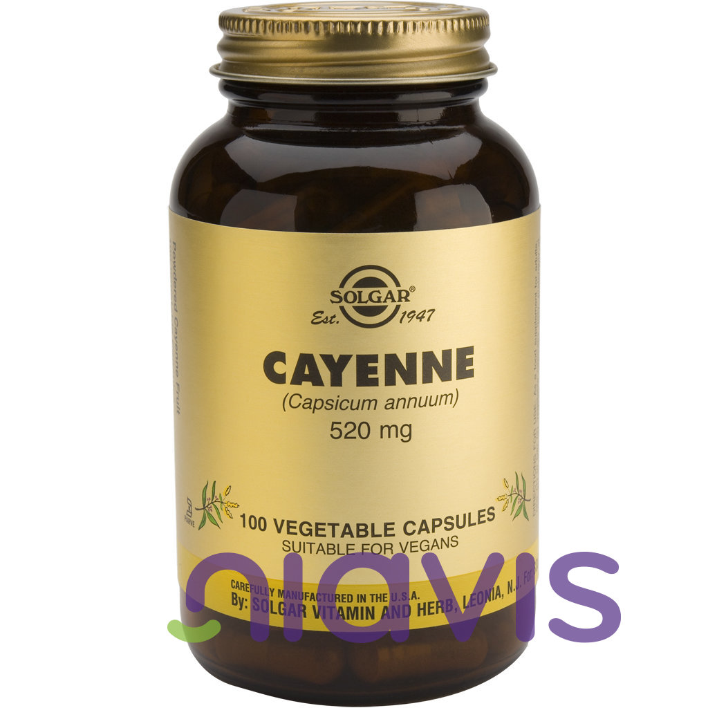 Cayenne 520mg, 100 capsule vegetale