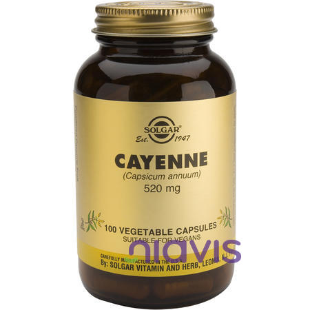 Solgar CAYENNE 520mg 100veg caps