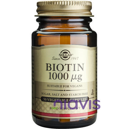 Solgar Biotin 1000mcg 50 capsule vegetale