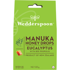 Bomboane (Dropsuri) cu Miere de Manuka, Eucalipt si Propolis 120g