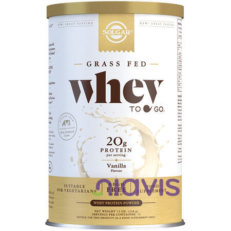 Solgar WHEY TO GO PROTEIN VANILLA powder 340gr