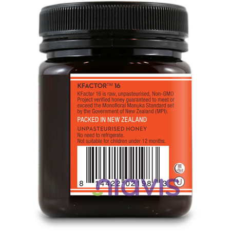 Wedderspoon Miere de Manuka KFactor 16 RAW 250g