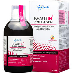 Beautin Colagen lichid cu Mango si Pepene Galben + Magneziu 500 ml