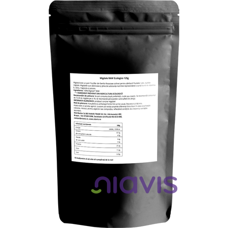 Niavis Migdale crude Ecologice/Bio 125g