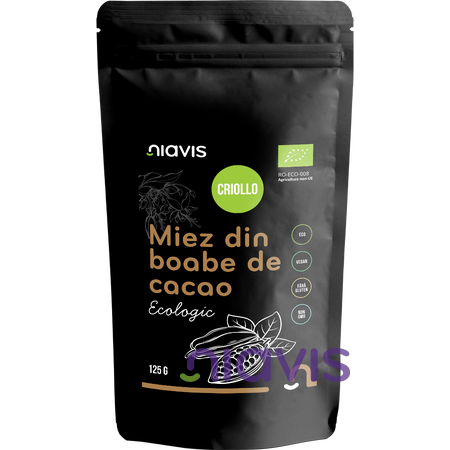 Niavis Miez din Boabe de Cacao Criollo Ecologice/BIO 125g