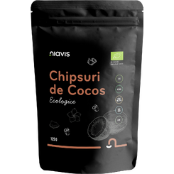 Chipsuri de Cocos RAW Ecologice 125g