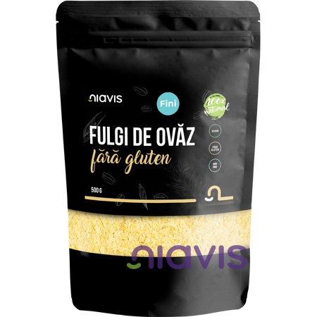 Niavis Fulgi de Ovaz Fini Fara Gluten 500g