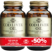 Solgar Cod Liver Oil 100cps moi PACHET 1+1-50%