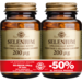 Solgar Selenium 200mcg 50 tablete PACHET 1+1-50%