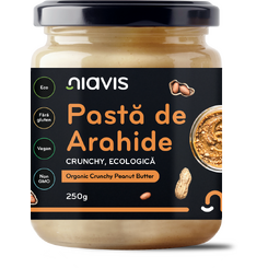 Magazin naturist: Producator / Distribuitor de produse naturiste, Niavis Pasta de Arahide Crunchy Ecologica/BIO 250g, 5 , Niavis