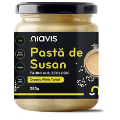 Magazin naturist: Producator / Distribuitor de produse naturiste, Niavis Pasta de Susan (Tahini Alb) Ecologica/BIO 250g, 2 , Niavis