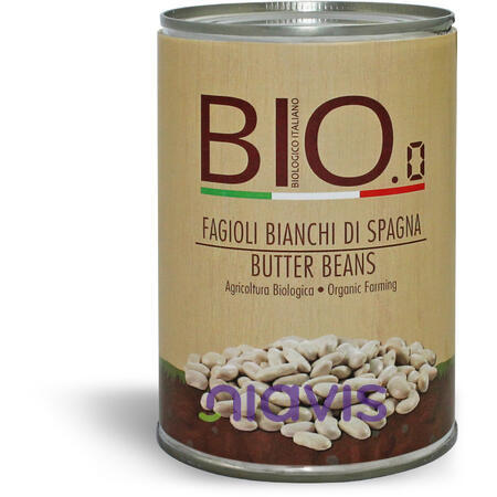 BIO.0 Fasole Alba Mare (Butter Beans) Ecologica/BIO 400g