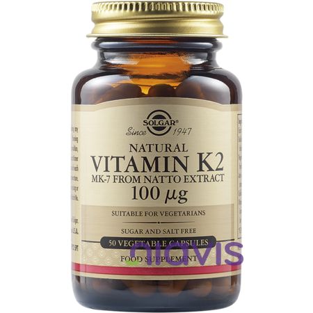 Solgar VITAMIN K2 100μg veg.caps 50s