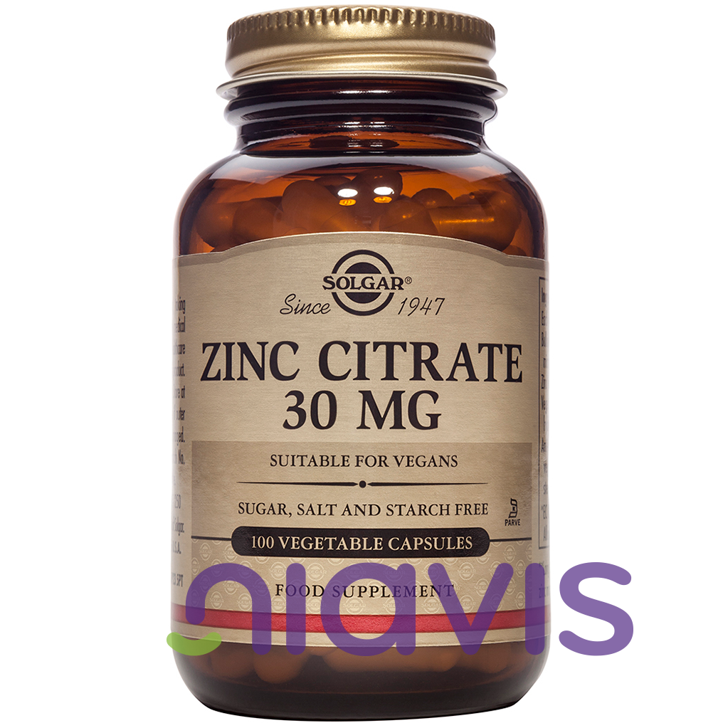 ZINC CITRATE 30mg veg. caps 100s