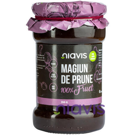 Niavis Magiun de Prune Fara Zahar 350g