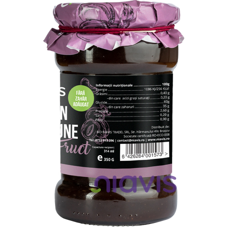 Niavis Magiun de Prune Fara Zahar 350g