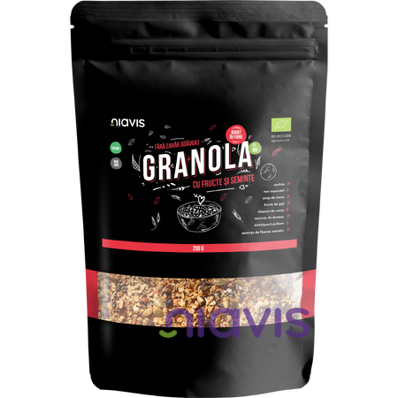 Niavis Granola cu Fructe si Seminte Ecologica/BIO 200g