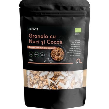 Niavis Granola cu Nuci si Cocos Ecologica/BIO 200g