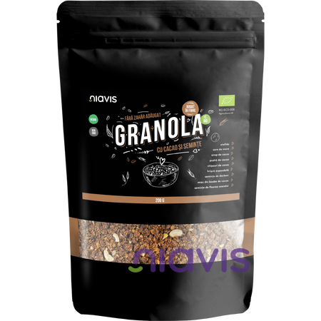 Niavis Granola cu Cacao si Seminte Ecologica/BIO 200g