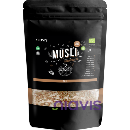 Niavis Musli cu Cacao si Cocos Ecologic/BIO 200g