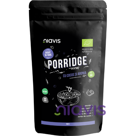 Niavis Porridge cu Cocos si Aronia Ecologic/BIO 150g
