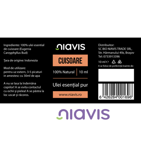 Niavis Ulei Esential de Cuisoare 10ml