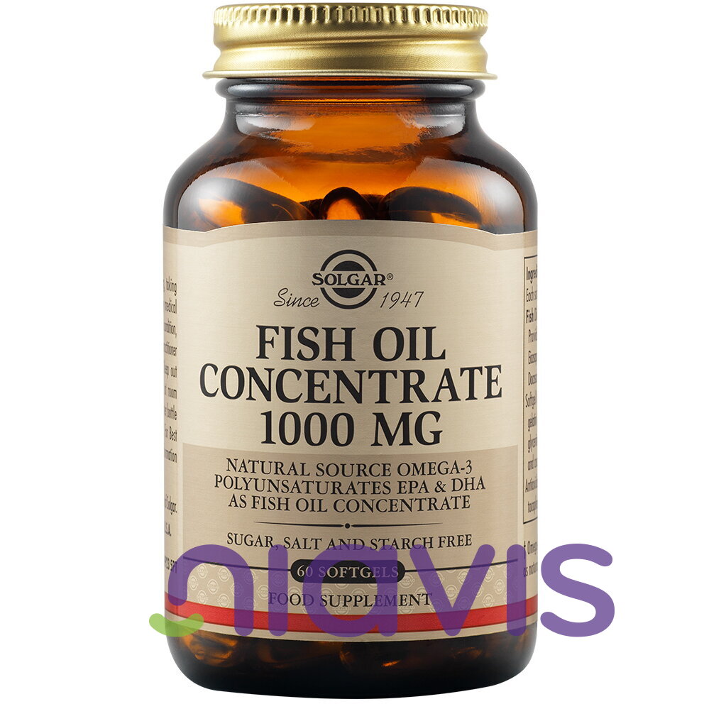 Fish Oil Concentrate 1000mg 60 softgels