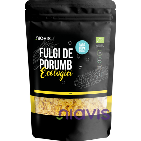 Niavis Fulgi de Porumb fara Zahar Ecologici/BIO 200g