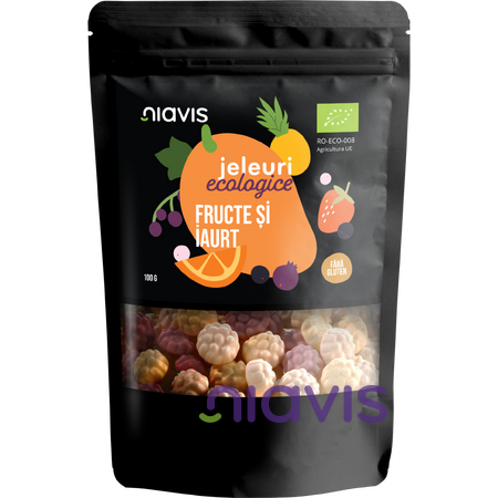 Niavis Jeleuri Ecologice cu Fructe si Iaurt 100g