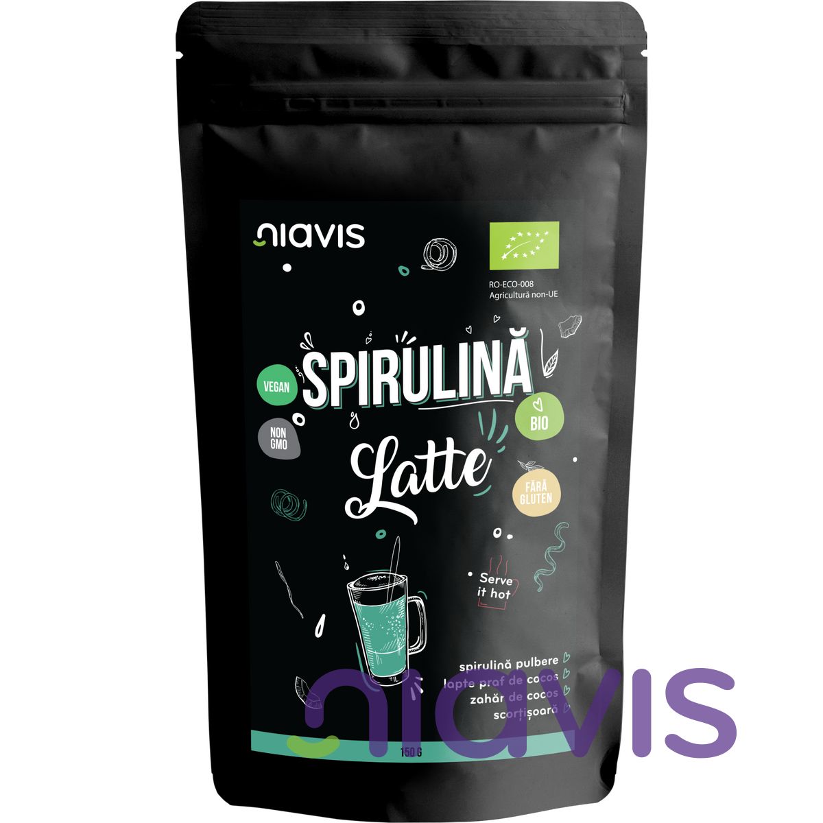 Spirulina Latte Pulbere Ecologica/Bio 150g